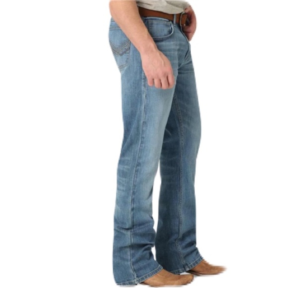 Wrangler 20x Style 42 Vintage Boot Size 34 X 32 Light Wash